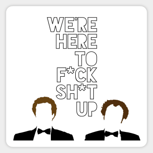 Step Brothers Illustration Sticker